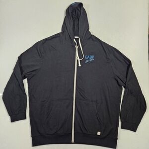 Marine Layer Men's Afternoon Hoodie Navy Blue Size XXXL Logo